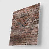 Horloge murale en vieille brique (Angle)