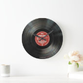 Horloge murale en vinyle vintage - Designer Den -  (Maison)