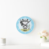 Horloge murale Enchanted Forest Raccoon (Maison)