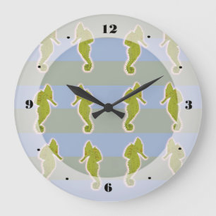 Horloge murale estivale, Hippocrage, Poisson