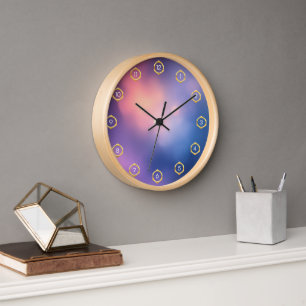 Horloge murale éthérée