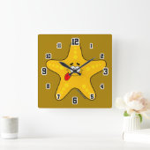 Horloge murale étoile de mer mignonne (Maison)