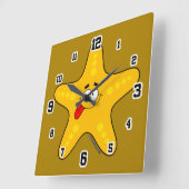 Horloge murale étoile de mer mignonne (Angle)