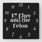 Horloge murale F* Elon (Recto)
