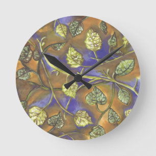 Horloge murale Feuille Berry