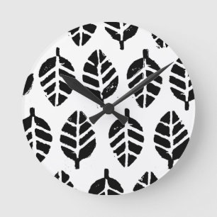 Horloge murale feuille Motif de la pomme de terre