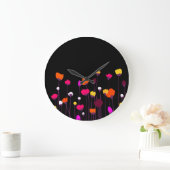 Horloge Murale Fleur Abstrait (Maison)