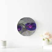 Horloge murale fleur de Morning Glory (Maison)