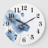 Horloge murale florale (Recto)