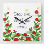 Horloge murale florale (Recto)