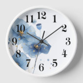 Horloge murale florale (Recto)