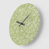 Horloge murale florale Verdant Whimsy (Angle)