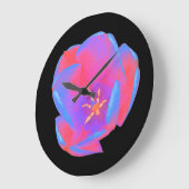 Horloge murale Fluorescent Tulip (Angle)