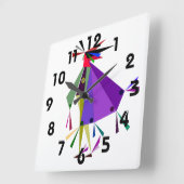 Horloge murale Flying Feet (Angle)