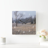 Horloge murale Foggy Meadow (Maison)