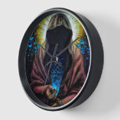 Horloge murale foncée (Angle)