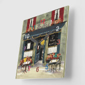 Horloge murale française d'acrylique de Bistros (Angle)