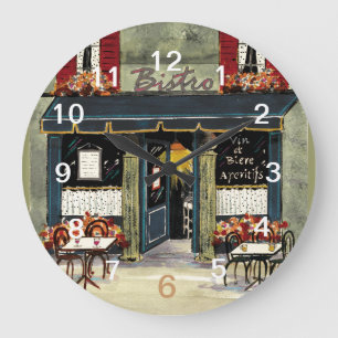 Horloge murale française de Bistros