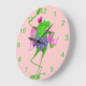 Horloge murale Froggy dansante (Angle)