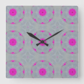 Horloge murale "Fuchsia Whisper" (Recto)