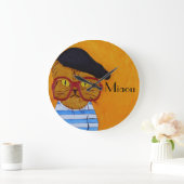 Horloge murale Funky Miaou ! (Maison)