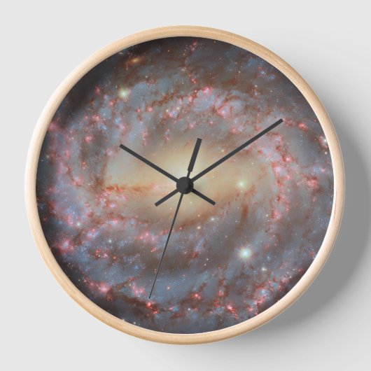 Horloge murale galaxie spirale (Recto)