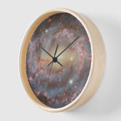 Horloge murale galaxie spirale (Angle)