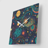 Horloge murale Galaxy Art (Angle)