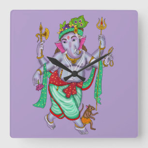 Horloge murale Ganesha