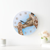 Horloge murale Giraffe & Calf (Maison)