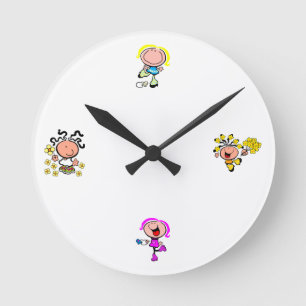 Horloge murale Girly