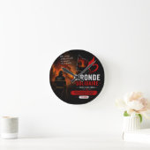 Horloge Murale - "Gironde Solidaire 2026" (Maison)