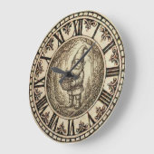 Horloge murale Gnome – Décoration de Ferme (Angle)