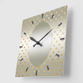 Horloge murale Gold Hearts (Angle)