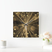 Horloge murale Gold Starburst (Maison)
