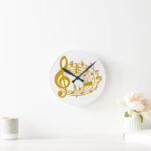 Horloge murale Golden Notes (Maison)