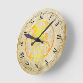 Horloge murale Golden Sphinx (Angle)