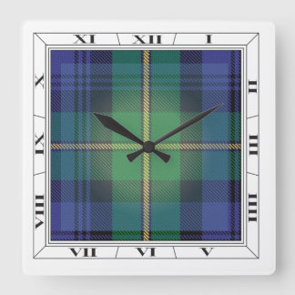 Horloge murale Gordon Clan Tartan