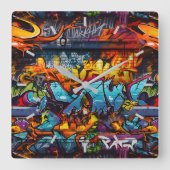 Horloge murale Graffiti (Recto)