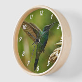 Horloge murale Green Violet Ear (Angle)