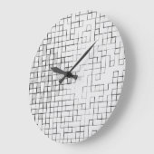 Horloge murale Grid Locked 27,31 cm (Angle)