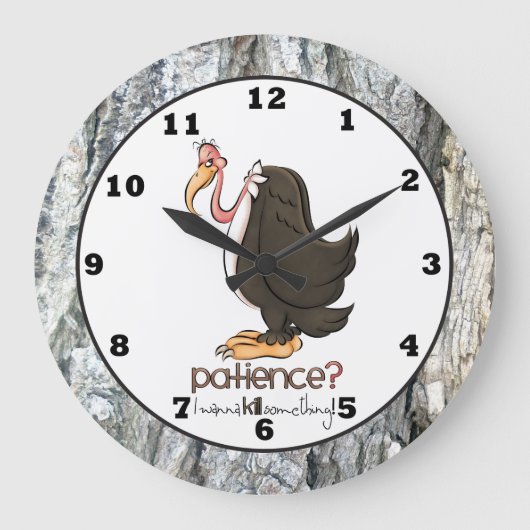 Horloge murale grincheuse (Recto)