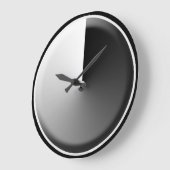Horloge murale grise à plusieurs tons (Angle)