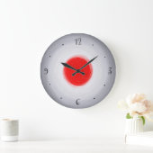 Horloge murale grise/blanche tourbillonnante avec  (Maison)