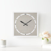 Horloge murale grise pour la cuisine - Il est temp (Maison)