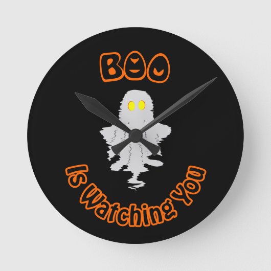 Horloge murale Halloween | Boo Vous Regarde (Recto)
