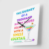 HORLOGE MURALE HAPPY HOUR JOURNEY (Angle)