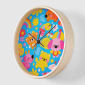 Horloge murale Happy Jungle (Angle)