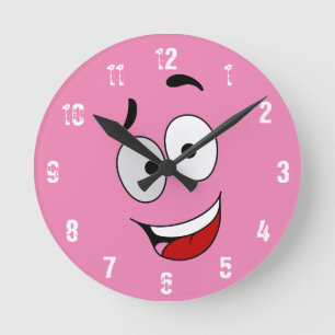 Horloge murale Happy Kook Art Clock