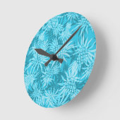 Horloge murale hawaïenne en ananas (Angle)